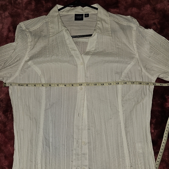 White and Plaid Button-Up Shirts - Picture 2 of 5